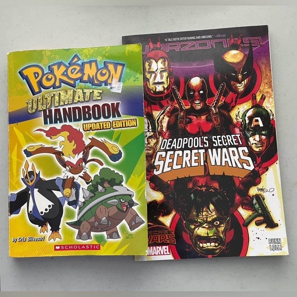 Pokemon Ultimate Handbook & DEADPOOL'S SECRET SECRET WARS #1